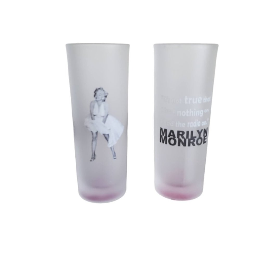 Vintage Collectable Marilyn Monroe 4 inch Tall Drinking Shot Glasses